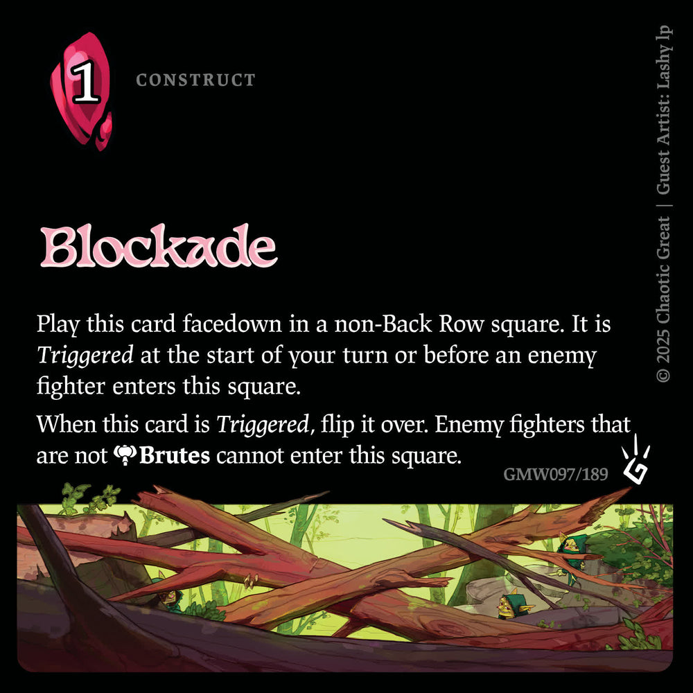 Blockade (GMW097/189) [Rotborn Expansion]