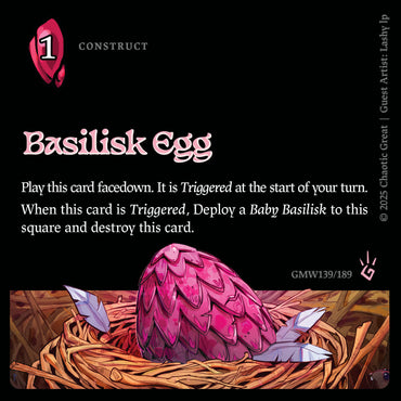 Basilisk Egg (GMW139/189) [Rotborn Expansion]