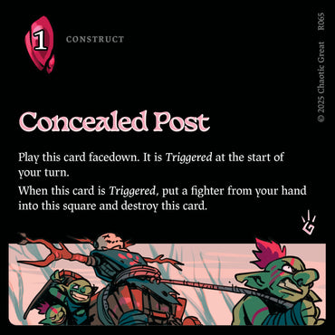 Concealed Post (R065) [Rotborn Expansion]