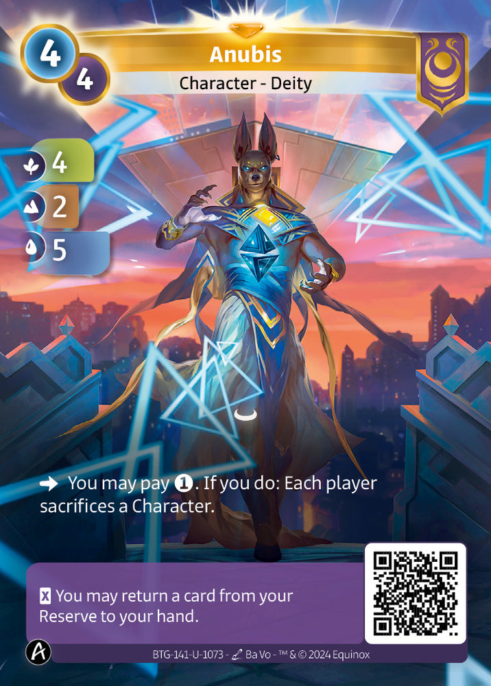 Anubis (BTG-141-U-1073) (DIGITAL) (KS ALT ART) (UNIQUE) (FOIL)