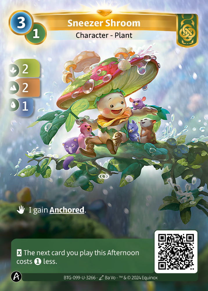 Sneezer Shroom (BTG-099-U-3266) (DIGITAL) (KS ALT ART) (UNIQUE) (FOIL)