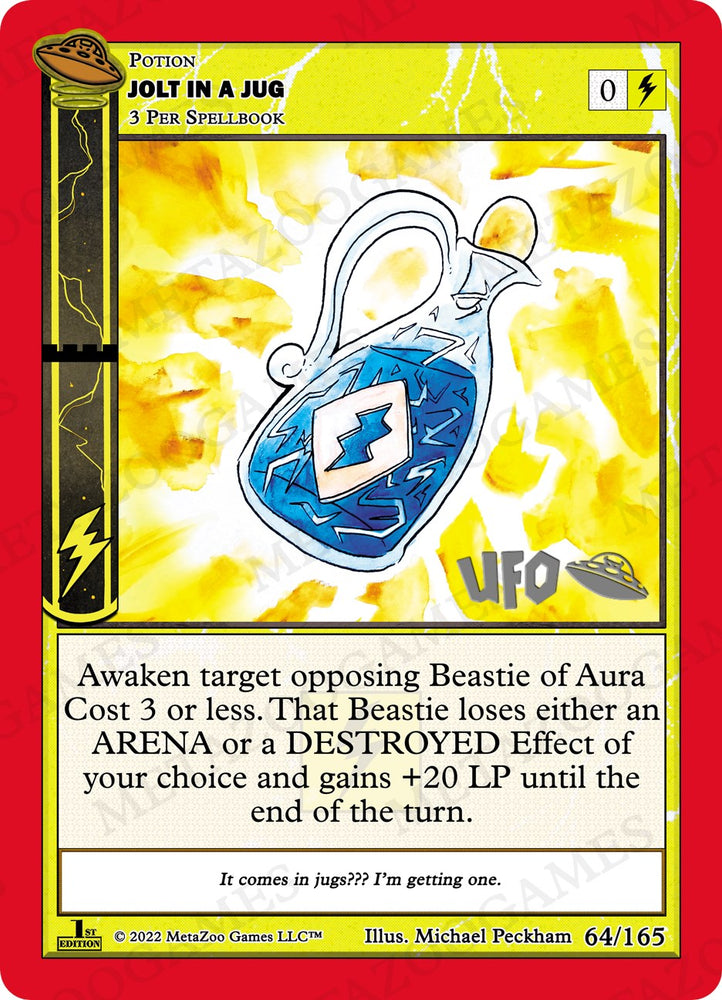 Jolt In a Jug [Cryptid Nation: UFO First Edition Spoiler Pack]