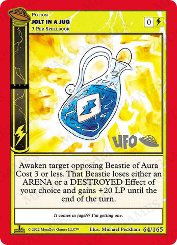 Jolt In a Jug [Cryptid Nation: UFO First Edition Spoiler Pack]