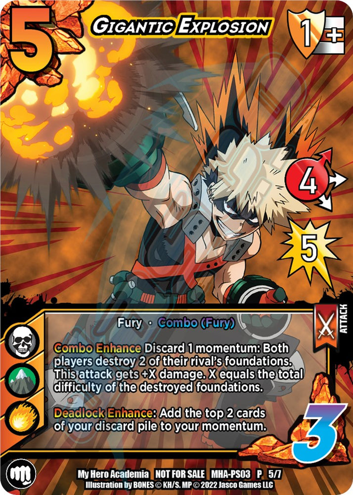 Gigantic Explosion [Crimson Rampage Promos]