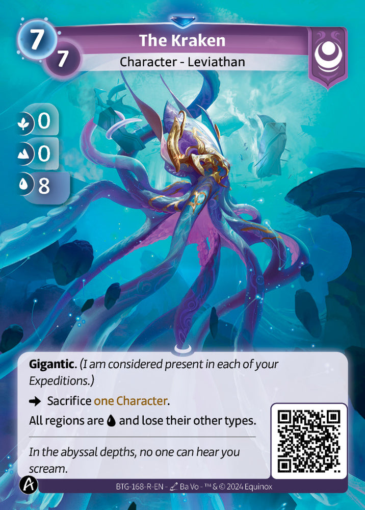 The Kraken (BTG-168-R) (PHYSICAL) (KS ALT ART)