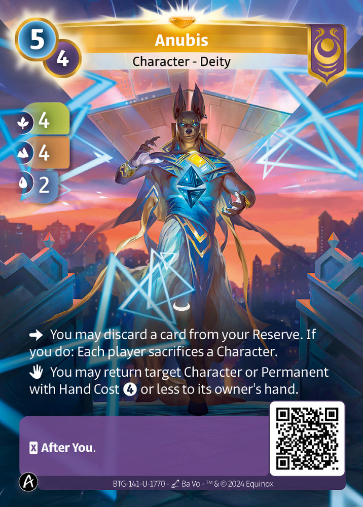 Anubis (BTG-141-U-1770) (DIGITAL) (KS ALT ART) (UNIQUE) (FOIL)