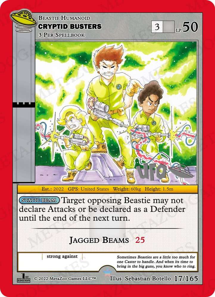 Cryptid Busters [Cryptid Nation: UFO First Edition Spoiler Pack]