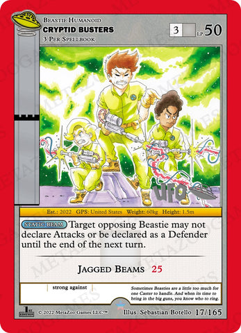 Cryptid Busters [Cryptid Nation: UFO First Edition Spoiler Pack]