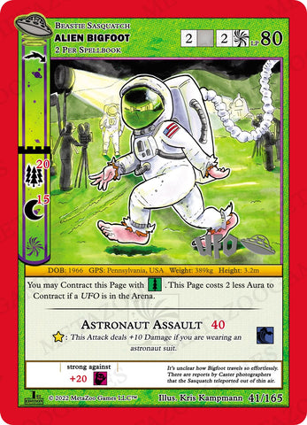 Alien Bigfoot [Cryptid Nation: UFO First Edition Spoiler Pack]