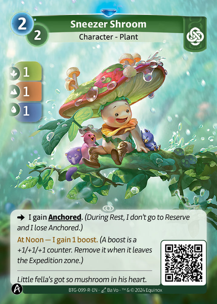 Sneezer Shroom (BTG-099-R) (PHYSICAL) (KS ALT ART)