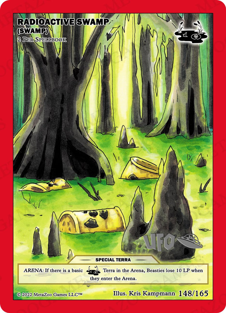 Radioactive Swamp (Swamp) [Cryptid Nation: UFO First Edition Spoiler Pack]