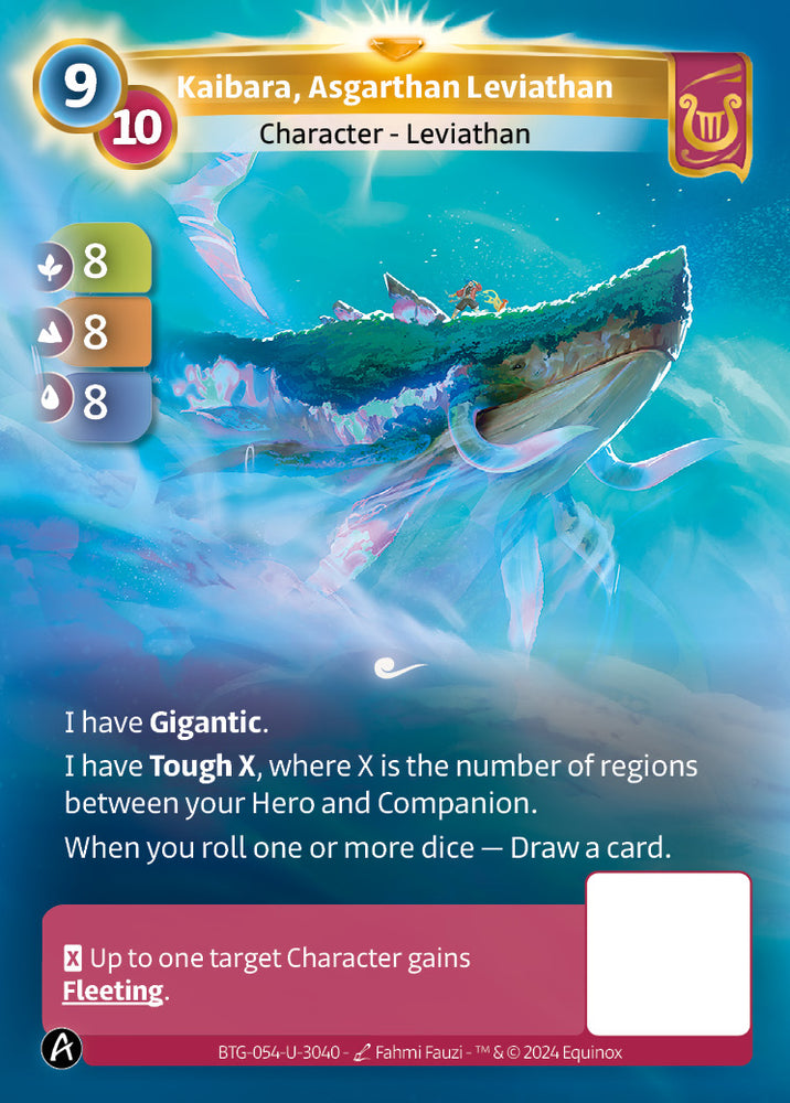 Kaibara, Asgarthan Leviathan (BTG-054-U-3040) (PHYSICAL) (UNIQUE)