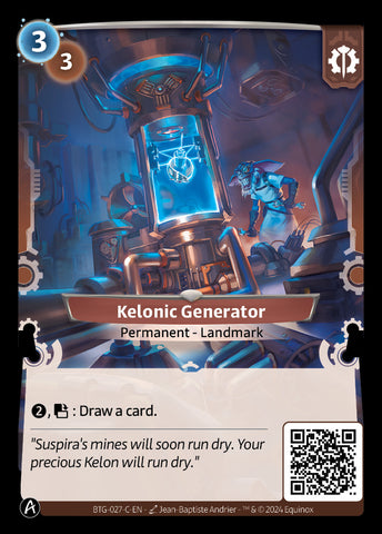 Kelonic Generator (BTG-027-C) (PHYSICAL)