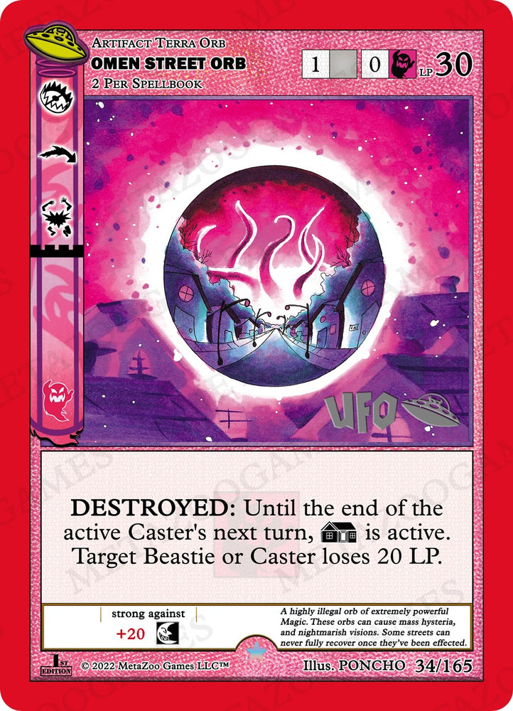 Omen Street Orb [Cryptid Nation: UFO First Edition Spoiler Pack]