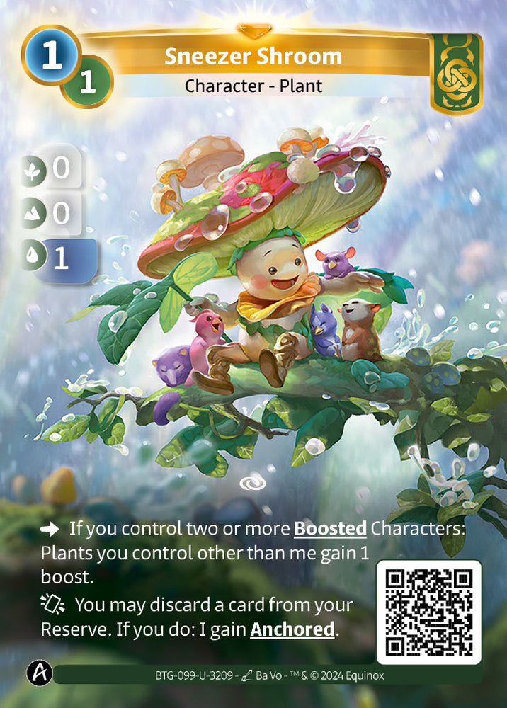 Sneezer Shroom (BTG-099-U-3209) (DIGITAL) (KS ALT ART) (UNIQUE) (FOIL)