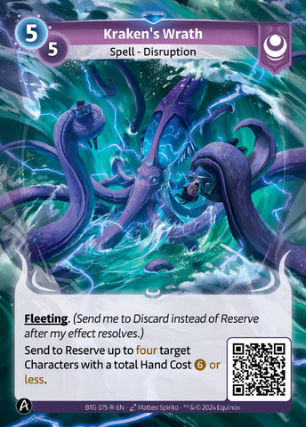 Kraken's Wrath (BTG-175-R) (PHYSICAL)