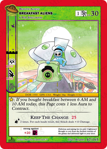 Breakfast Aliens [Cryptid Nation: UFO First Edition Spoiler Pack]