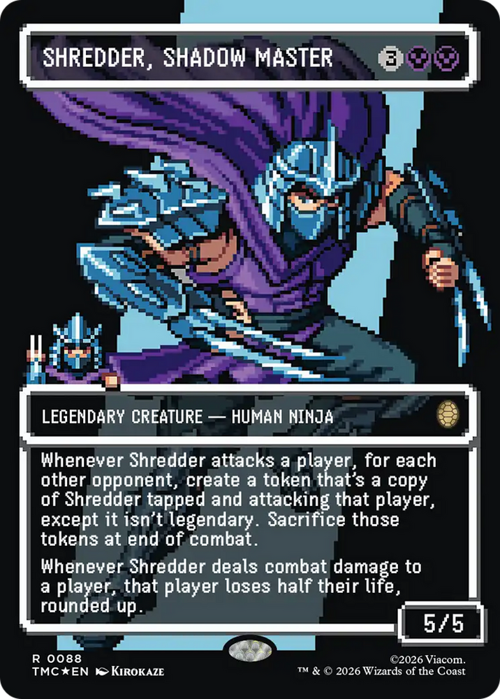 Shredder, Shadow Master (Borderless) [Teenage Mutant Ninja Turtles Commander]