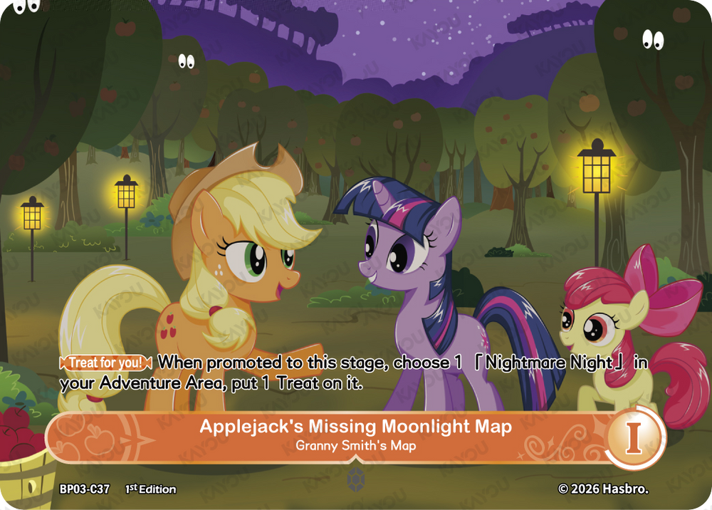 Applejack's Missing Moonlight Map (BP03-C37) [Nightmare Night]