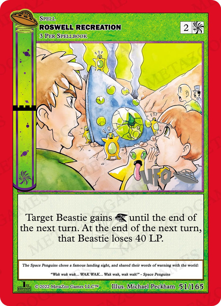 Roswell Recreation [Cryptid Nation: UFO First Edition Spoiler Pack]