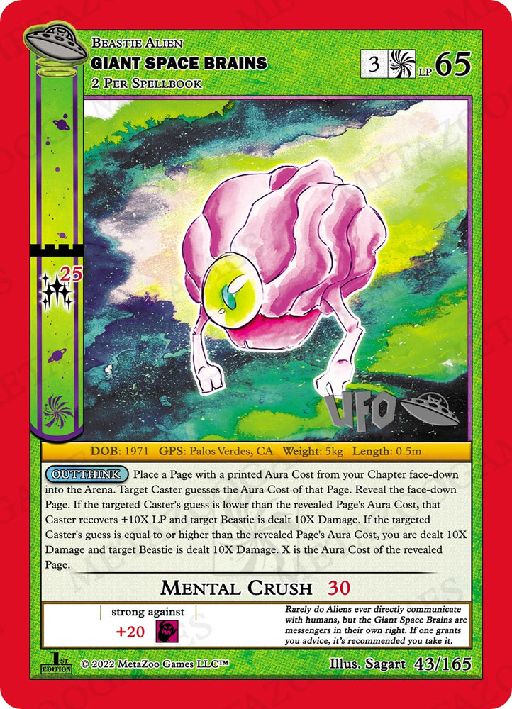 Giant Space Brains [Cryptid Nation: UFO First Edition Spoiler Pack]