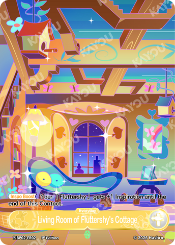 Living Room of Fluttershy's Cottage (※BP02-ER02-N Night Alternate Art) [Discord]