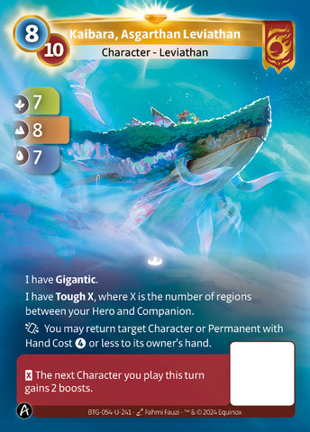 Kaibara, Asgarthan Leviathan (BTG-054-U-241) (PHYSICAL) (UNIQUE)