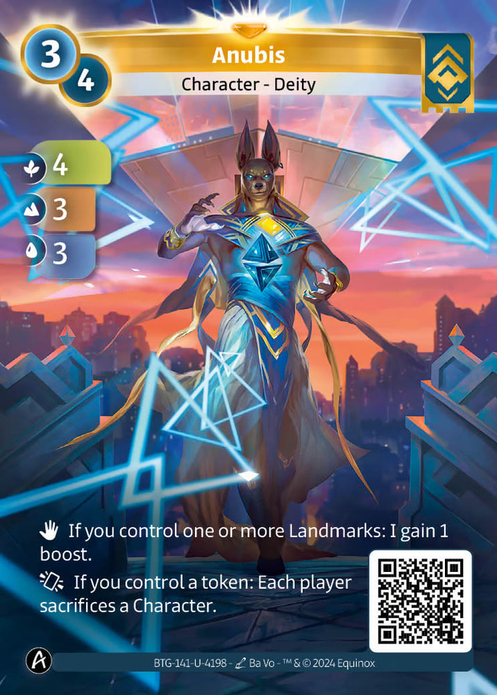 Anubis (BTG-141-U-4198) (PHYSICAL) (KS ALT ART) (UNIQUE) (FOIL)