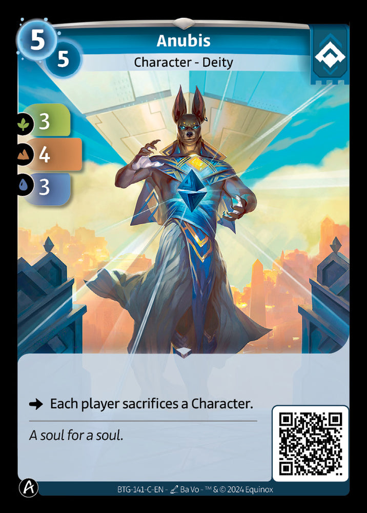 Anubis (BTG-141-C) (DIGITAL) (KS ALT ART)