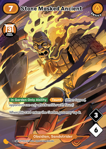 Stone Masked Ancient (STT 013) (Alternate Art) [Starter Deck 3]