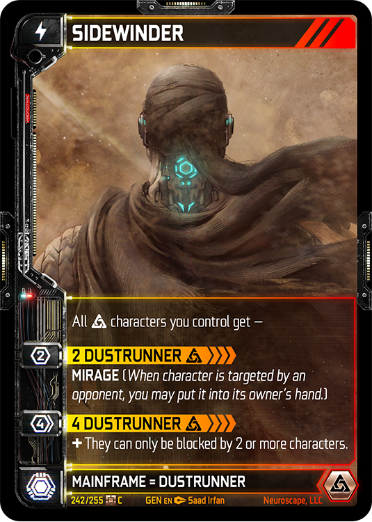 Sidewinder (242/255) (Full Art) [Genesis Kickstarter]