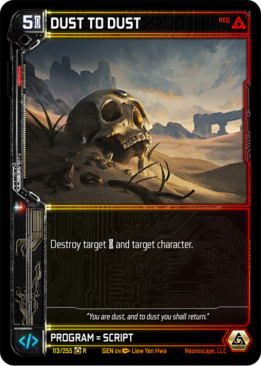 Dust To Dust (113/255) [Genesis Unlimited]