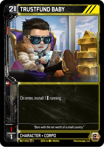 Trustfund Baby (67/255) [Genesis Kickstarter]
