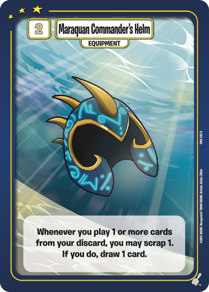 Maraquan Commander's Helm [Curse of Maraqua]