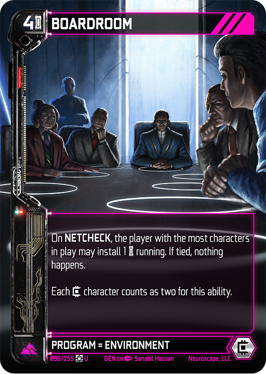 Boardroom (96/255) (Full Art) [Genesis Unlimited]