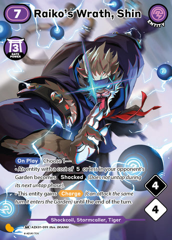 Raiko's Wrath, Shin (AZK 099) [Gates Awakened]