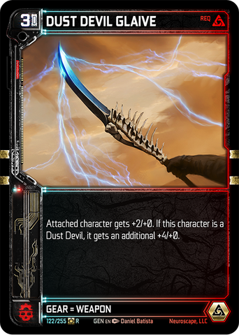 Dust Devil Glaive (122/255) [Genesis Kickstarter]