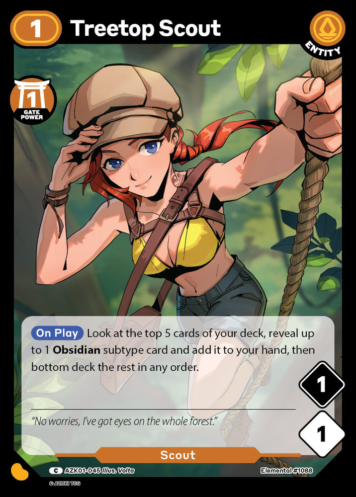 Treetop Scout (AZK 045) [Gates Awakened - Alpha]