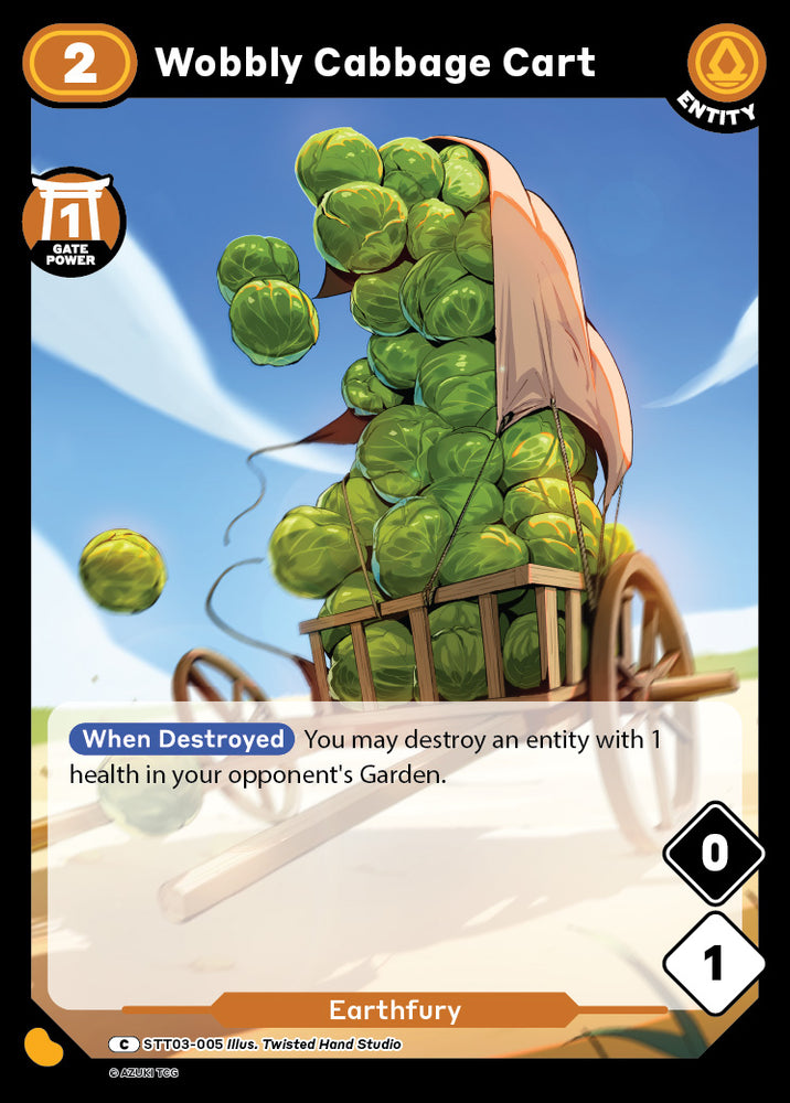 Wobbly Cabbage Cart (STT 005) [Starter Deck 3]
