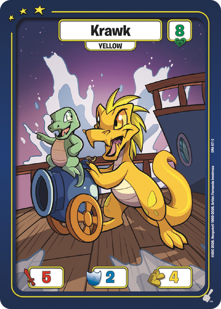 Krawk (Yellow) [Curse of Maraqua]