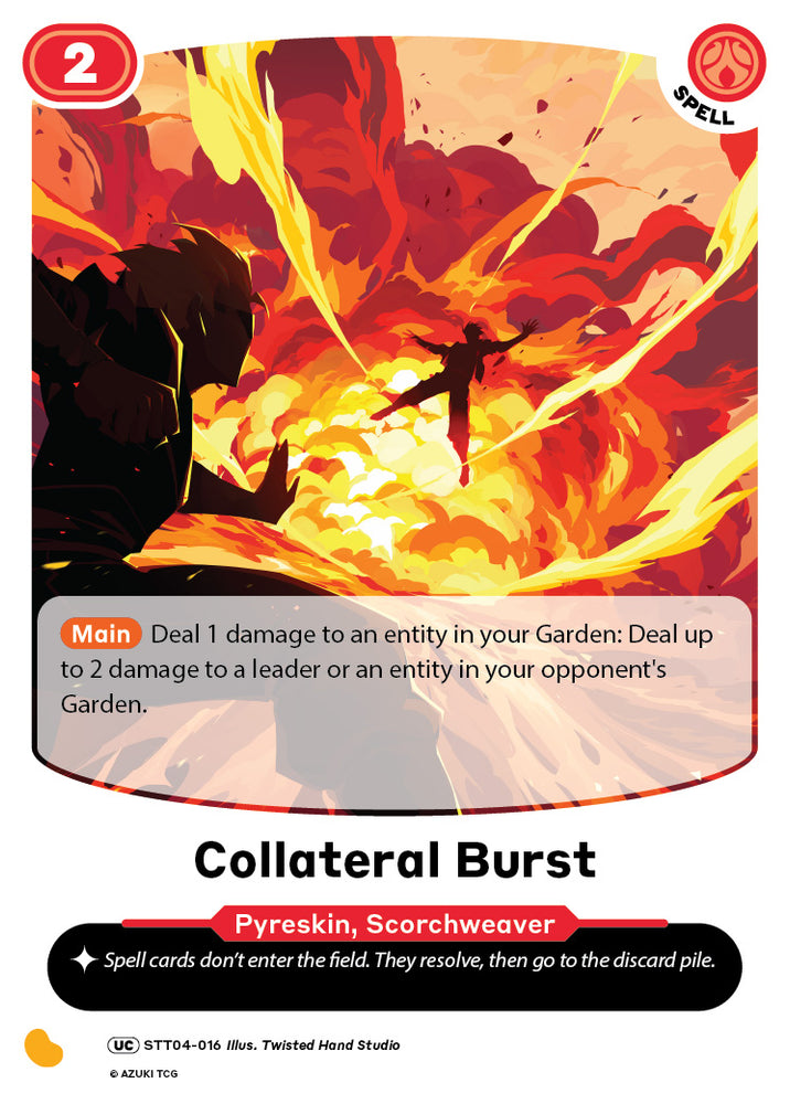 Collateral Burst (STT 016) [Starter Deck 4]
