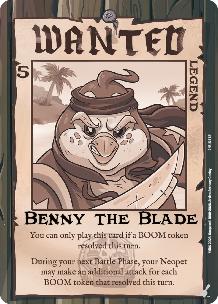 Benny the Blade (Alternate Art) [Curse of Maraqua]