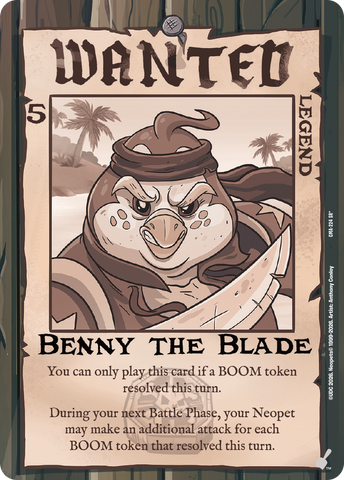 Benny the Blade (Alternate Art) [Curse of Maraqua]