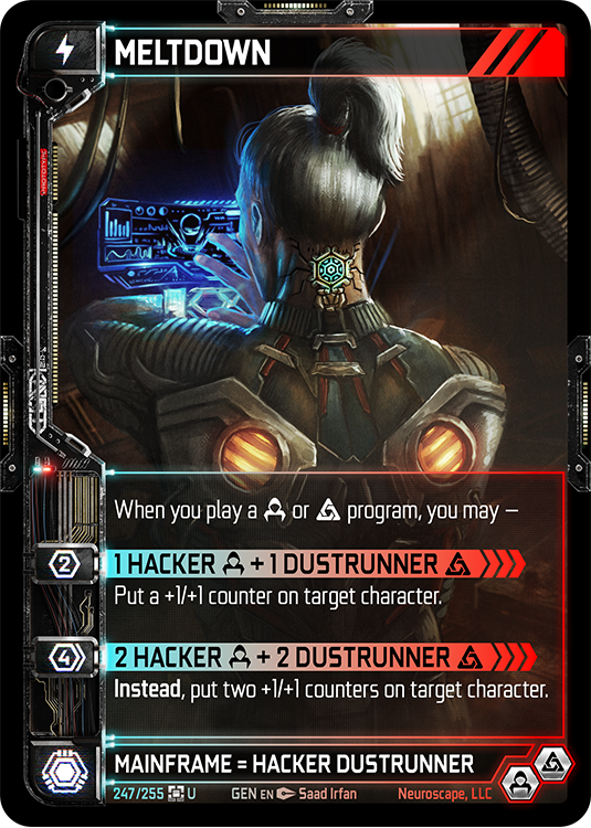 Meltdown (247/255) (Full Art) [Genesis Kickstarter]