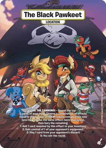 The Black Pawkeet (Alternate Art) [Curse of Maraqua]