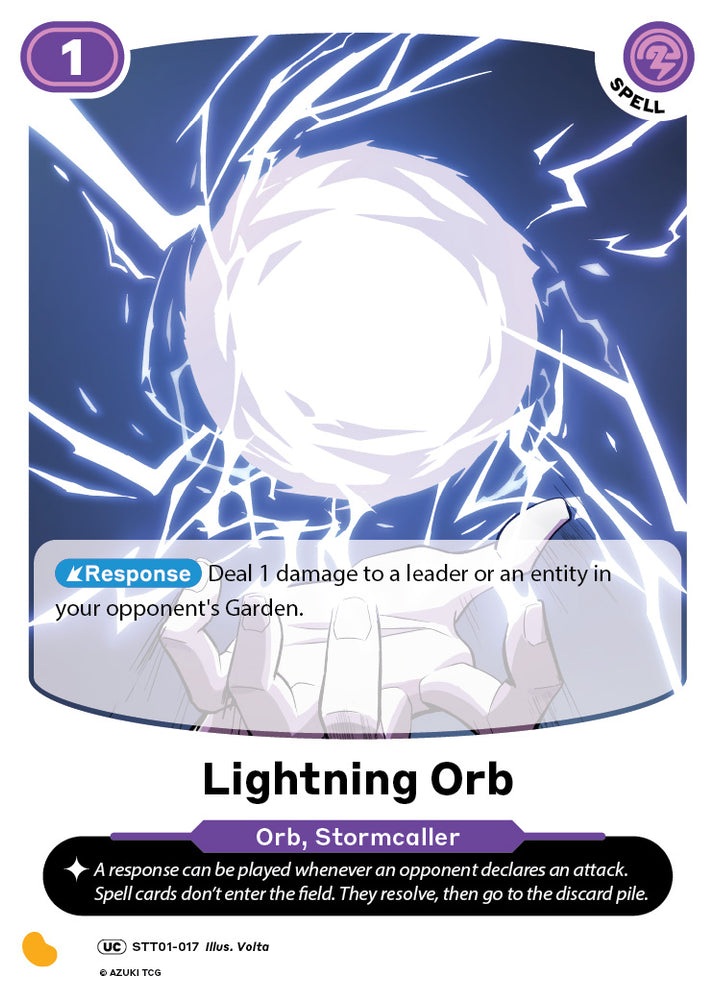 Lightning Orb (STT 017) [Starter Deck 1]