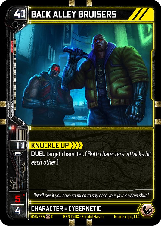 Back Alley Bruisers (43/255) [Genesis Unlimited]