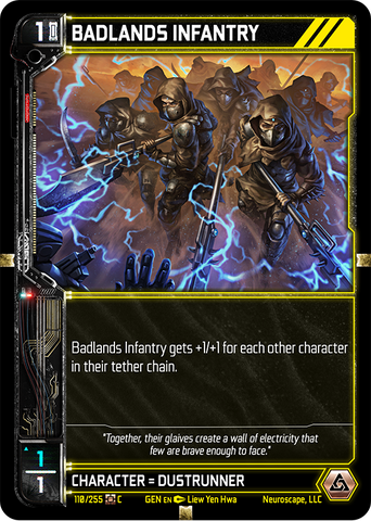 Badlands Infantry (110/255) [Genesis Unlimited]