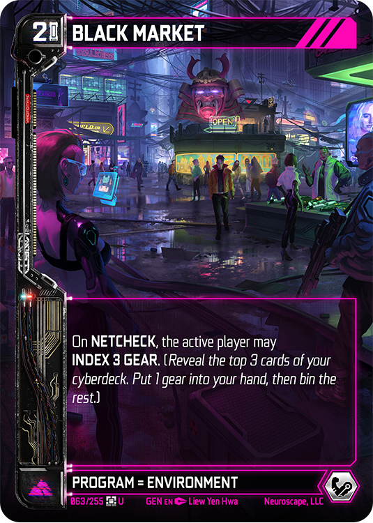 Black Market (63/255) (Full Art) [Genesis Kickstarter]