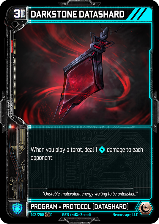 Darkstone Datashard (143/255) [Genesis Unlimited]